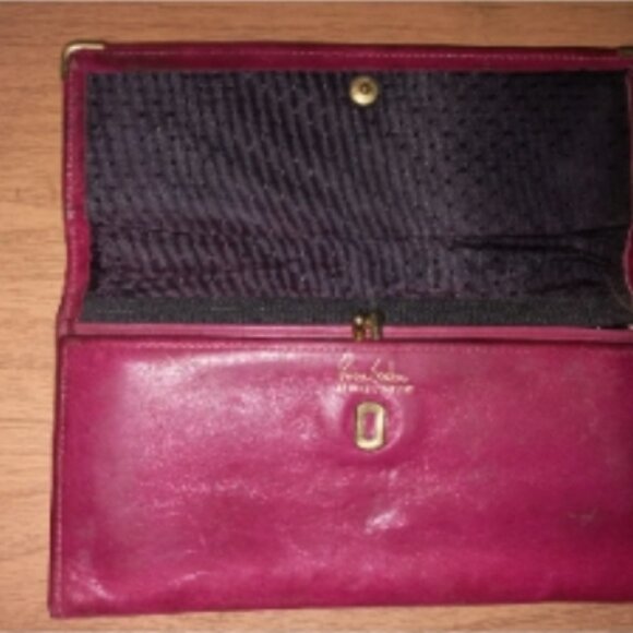 Princess Gardener Vintage Lambskin Leather Wallet - Picture 3 of 7